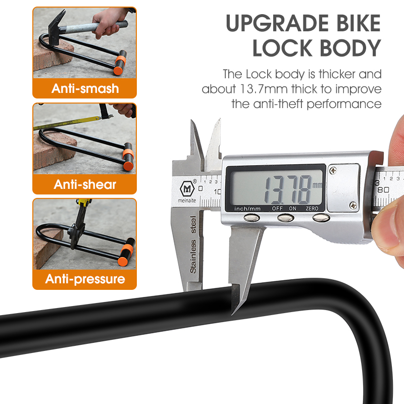 WEST BIKING-cerradura en U de  - U Lock Heavy Duty reseña y precio