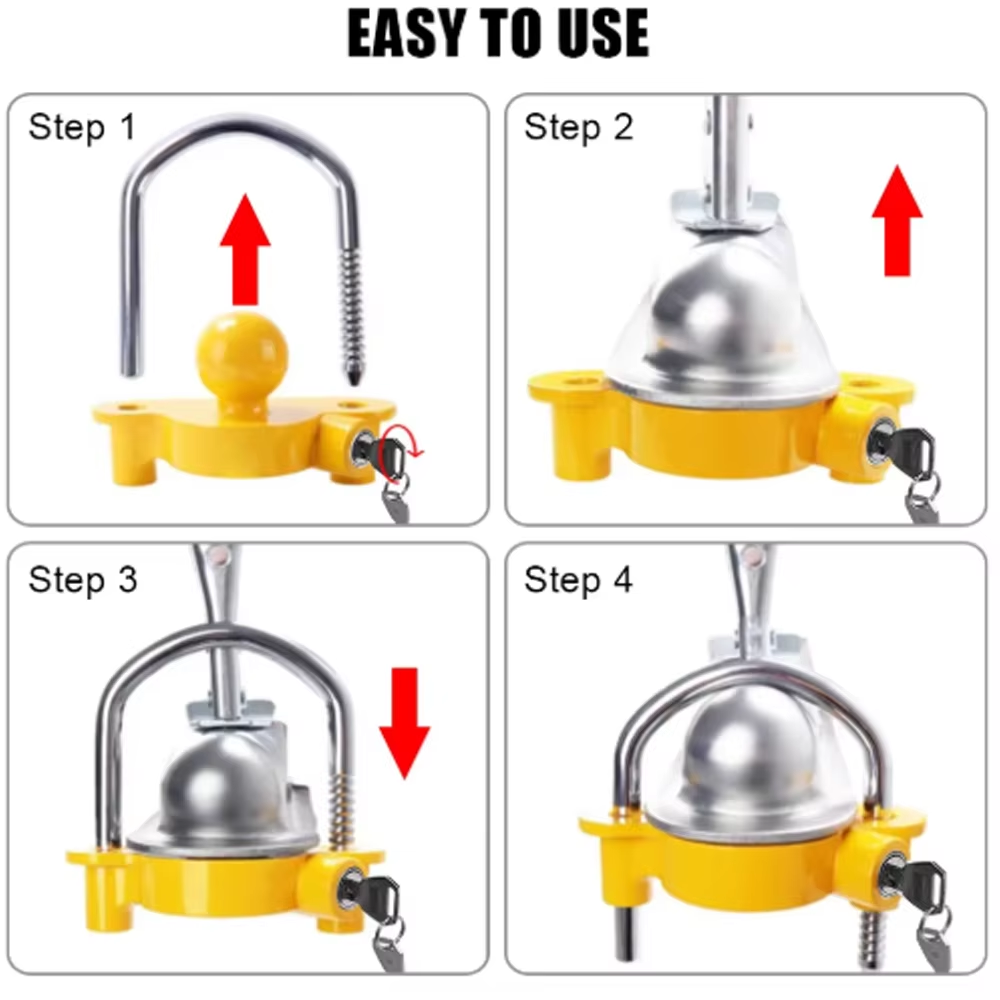 Cerradura de enganche de remol - U Lock Heavy Duty reseña y precio