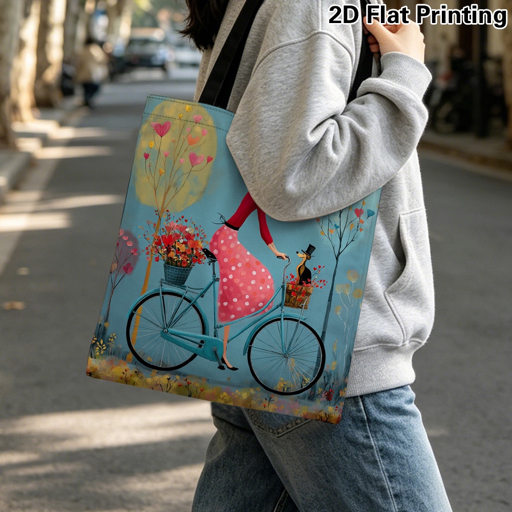 Bolsa de Mano Elegante con Dis - Cycling Journey reseña y precio