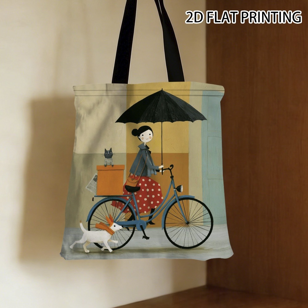Bolsa de Mano Elegante con Dis - Cycling Journey reseña y precio