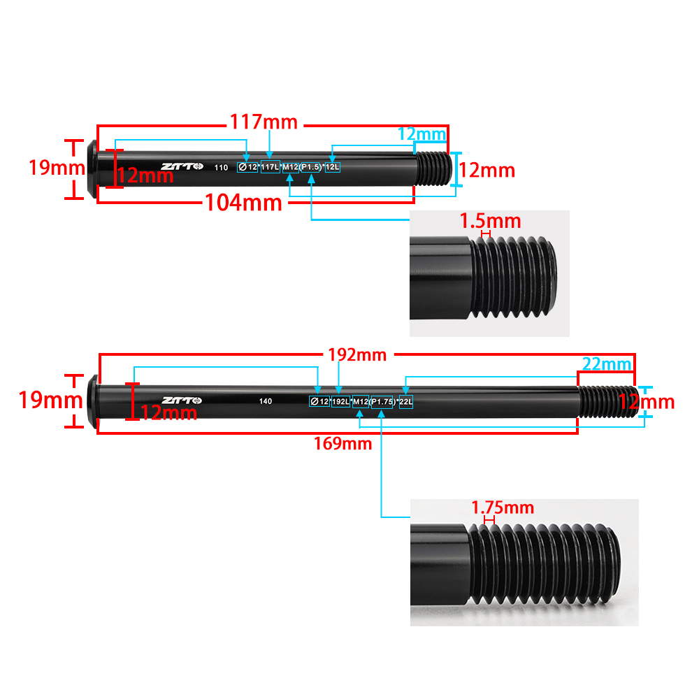 Eje pasante ZTTO para biciclet - Dynamo Hub Front reseña y precio