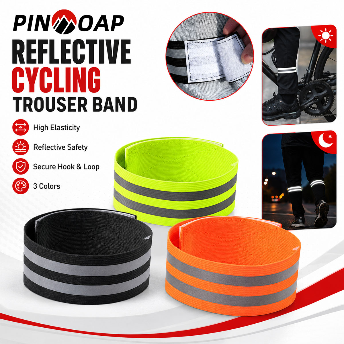 PINMOAP 1/2PCS Correa Reflecta - Cycling Commute Gear reseña y precio